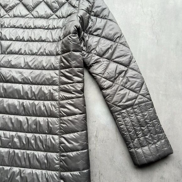 Patagonia Parka Jacket Womens Small Gray Full Zip Quilted Puffer Coat STY27695 - Picture 12 of 16